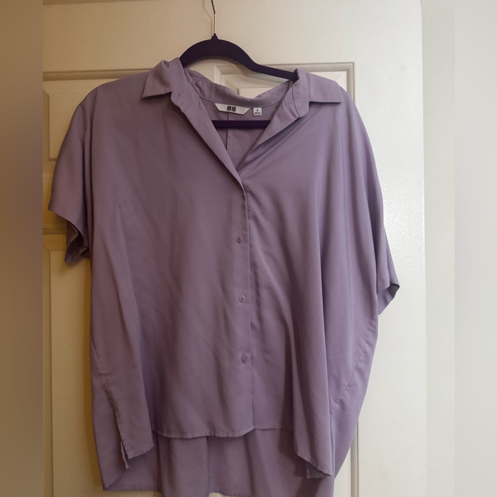 Uniqlo Women's Purple Blouse